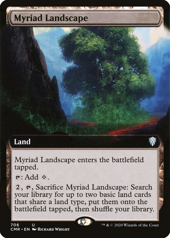 Myriad Landscape card front