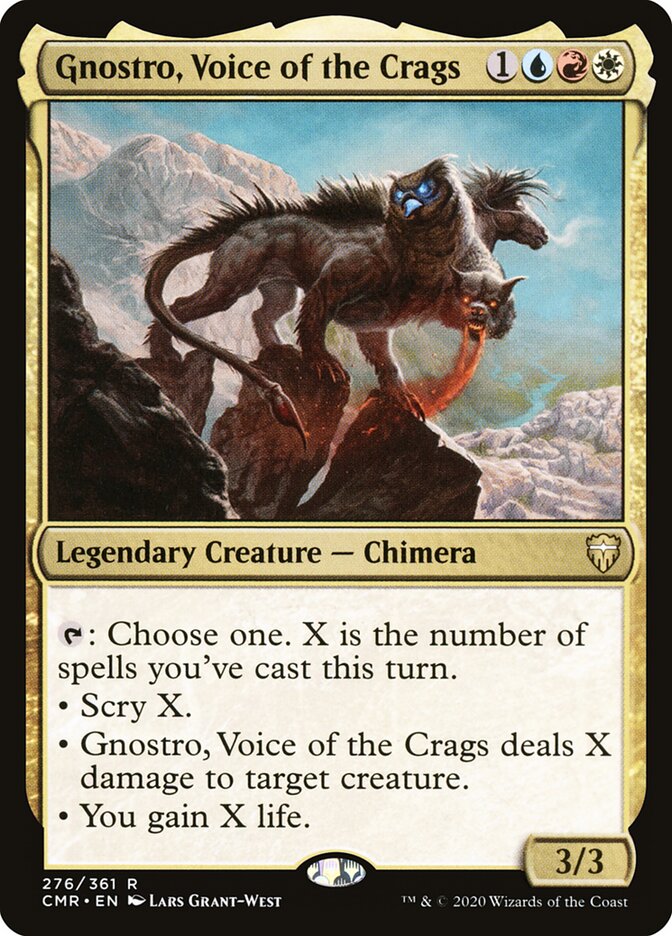 Gnostro, Voice of the Crags card front
