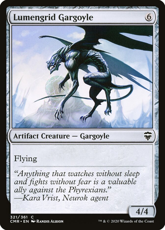 Lumengrid Gargoyle card front