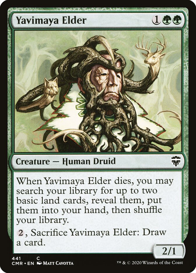 Yavimaya Elder card front