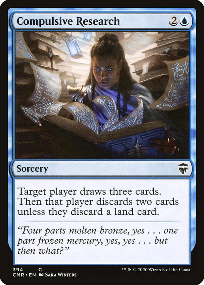 Compulsive Research card front