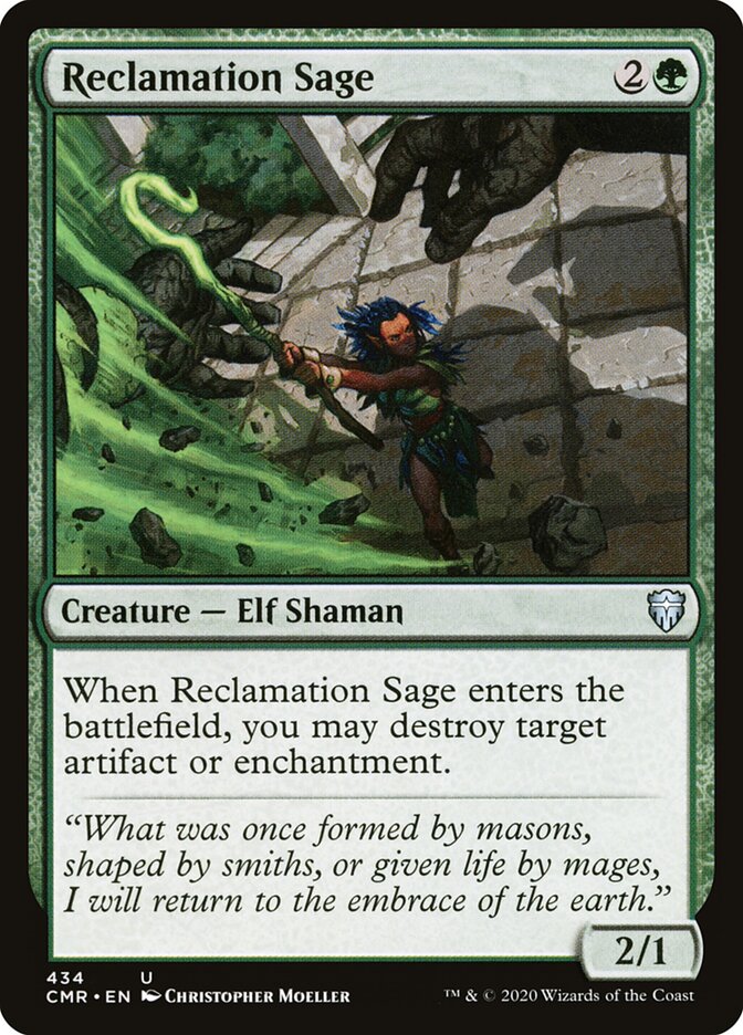 Reclamation Sage card front