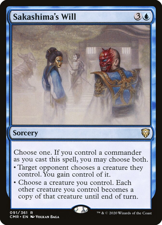 Sakashima's Will card front