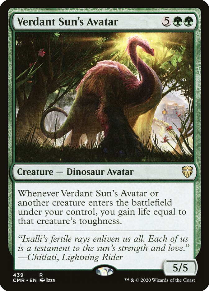 Verdant Sun's Avatar card front