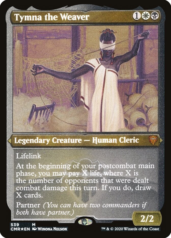 Tymna the Weaver card front