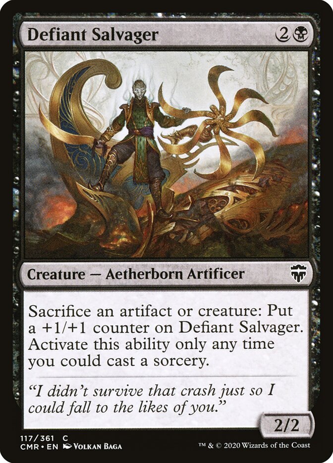 Defiant Salvager card front