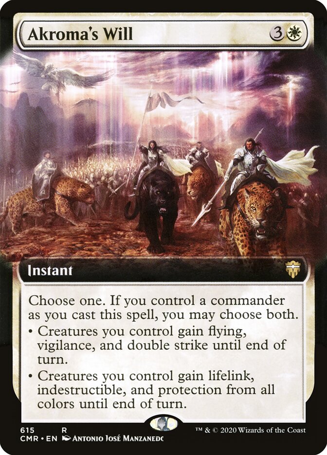 Akroma's Will card front
