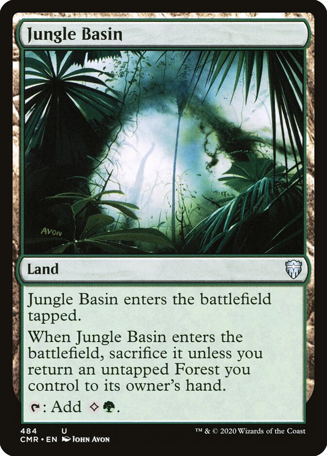 Jungle Basin card front