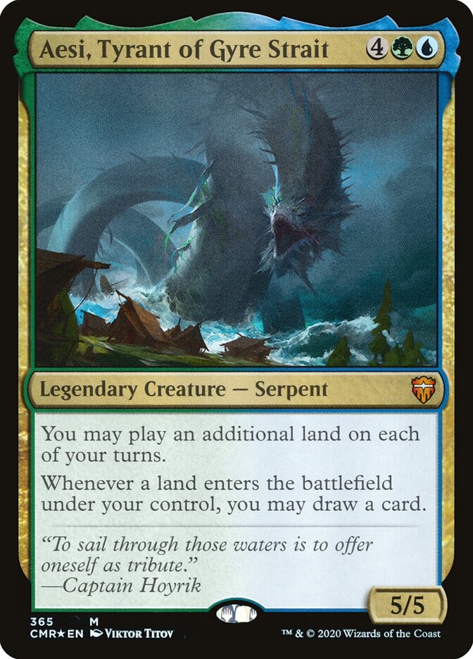 Aesi, Tyrant of Gyre Strait card front
