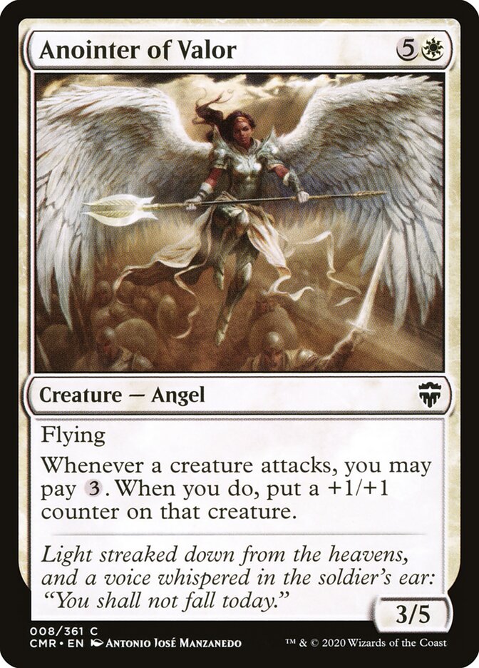 Anointer of Valor card front