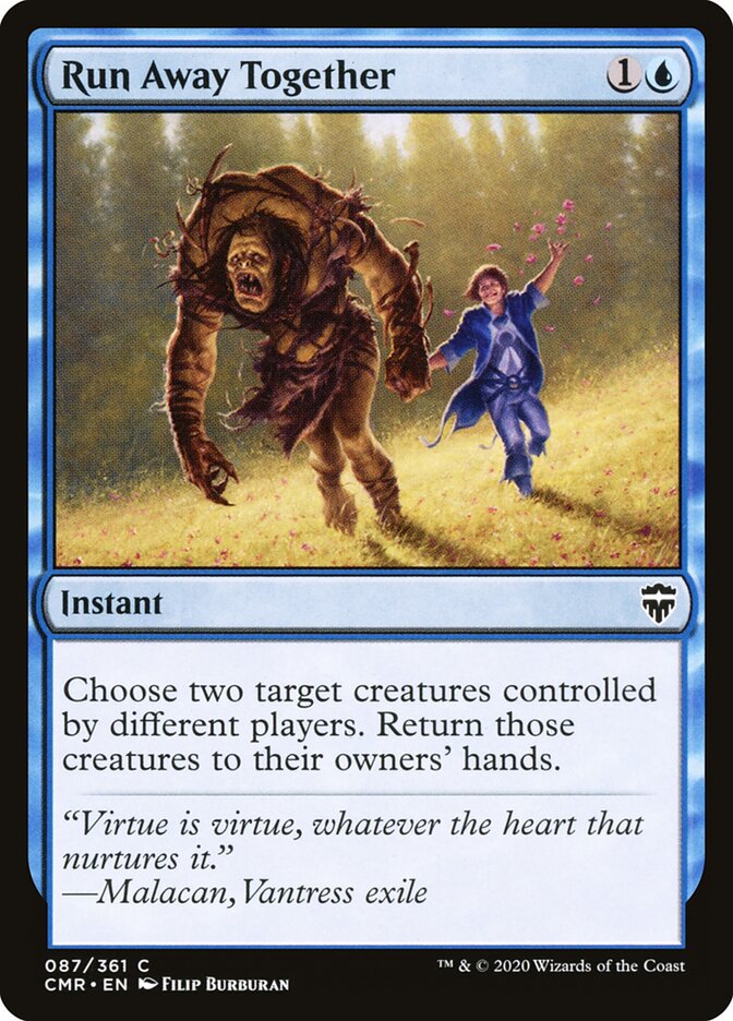 Run Away Together card front