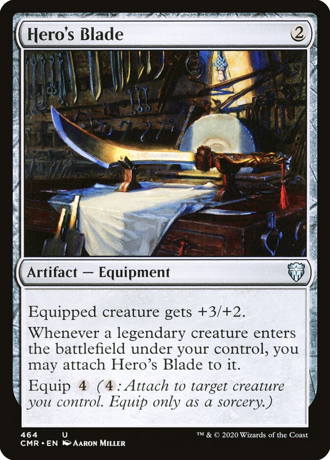 Hero's Blade card front