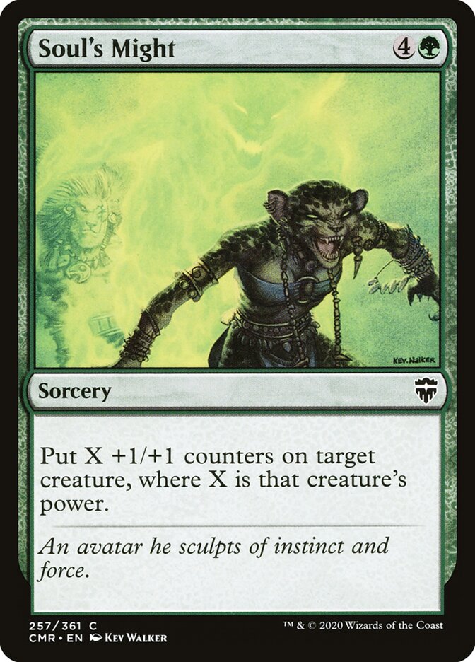 Soul's Might card front