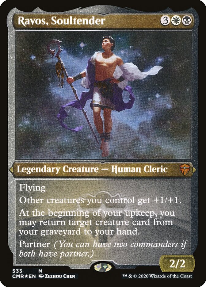 Ravos, Soultender card front