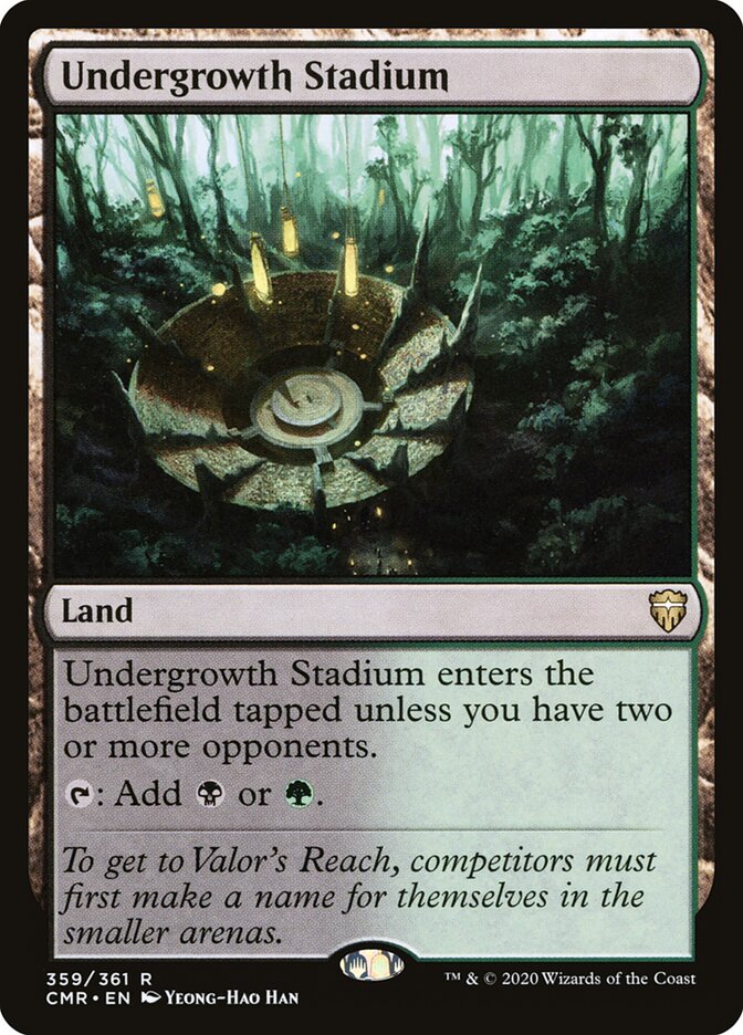 Undergrowth Stadium card front