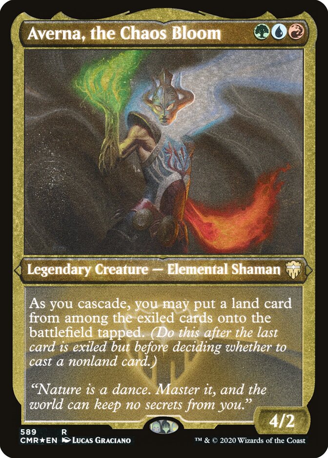 Averna, the Chaos Bloom card front