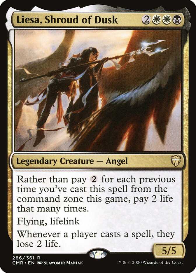 Liesa, Shroud of Dusk card front
