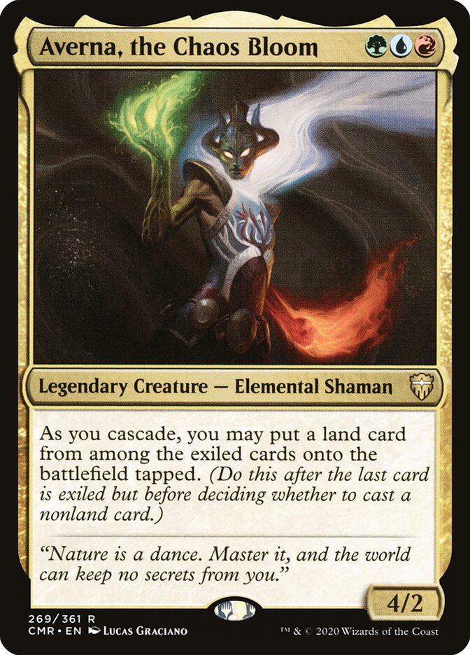 Averna, the Chaos Bloom card front