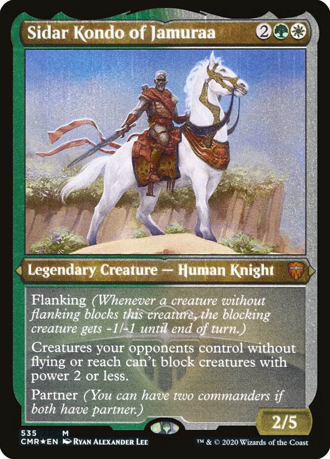 Sidar Kondo of Jamuraa card front