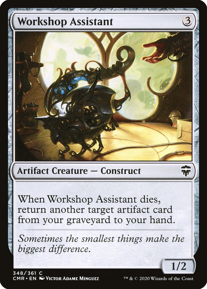 Workshop Assistant card front