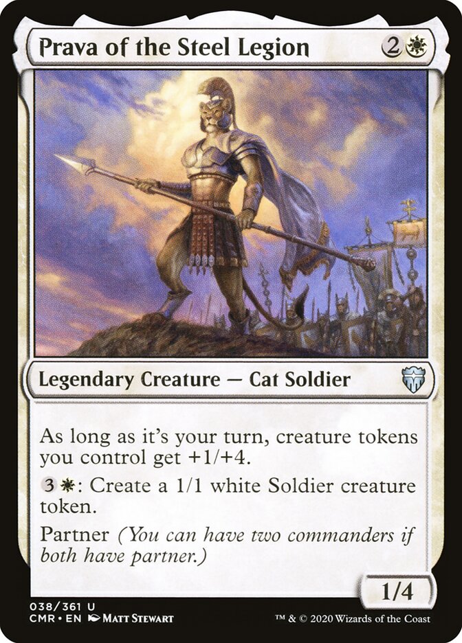 Prava of the Steel Legion card front