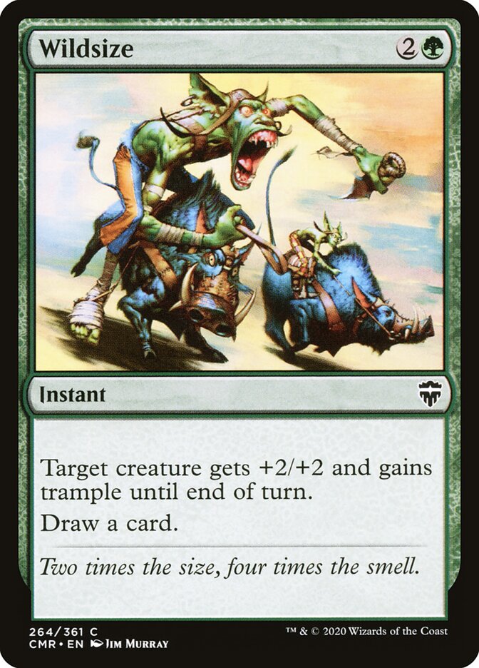 Wildsize card front