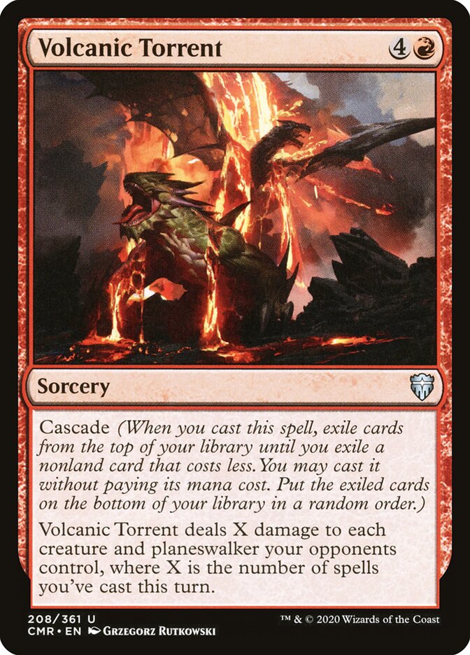 Volcanic Torrent card front