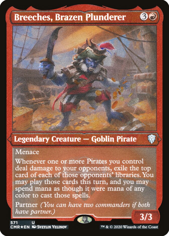 Breeches, Brazen Plunderer card front
