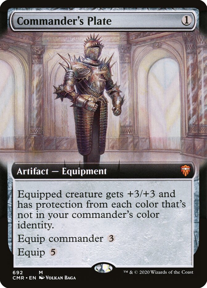 Commander's Plate card front