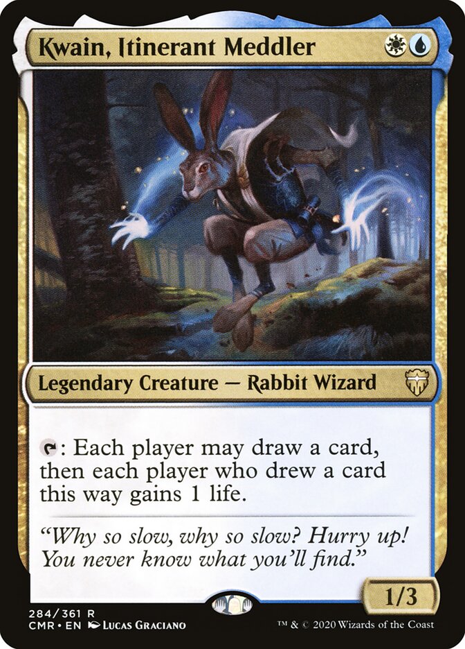 Kwain, Itinerant Meddler card front