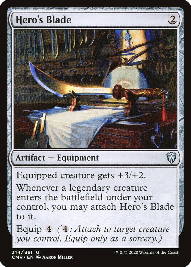 Hero's Blade card front