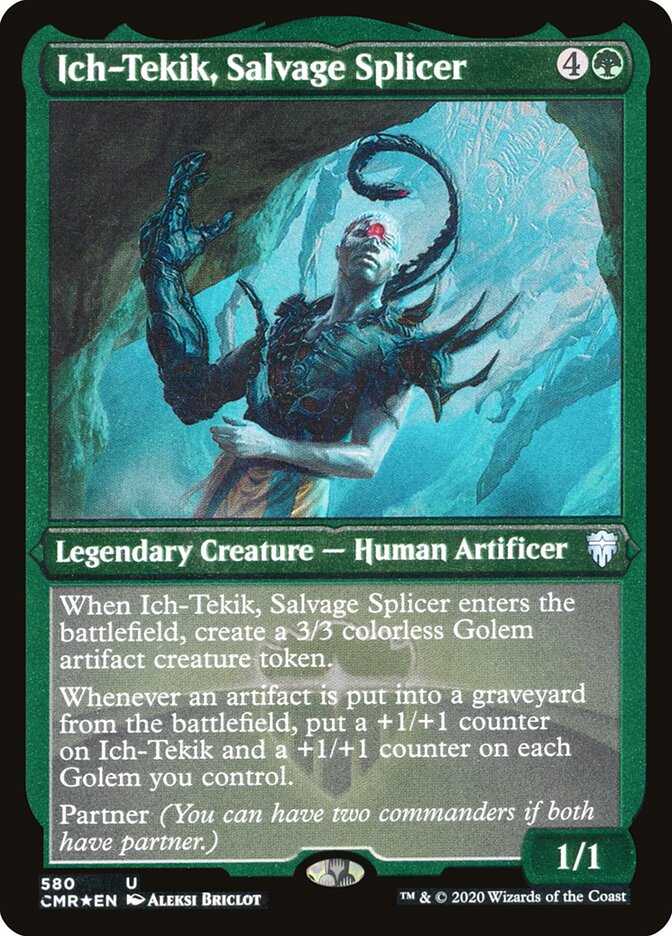 Ich-Tekik, Salvage Splicer card front