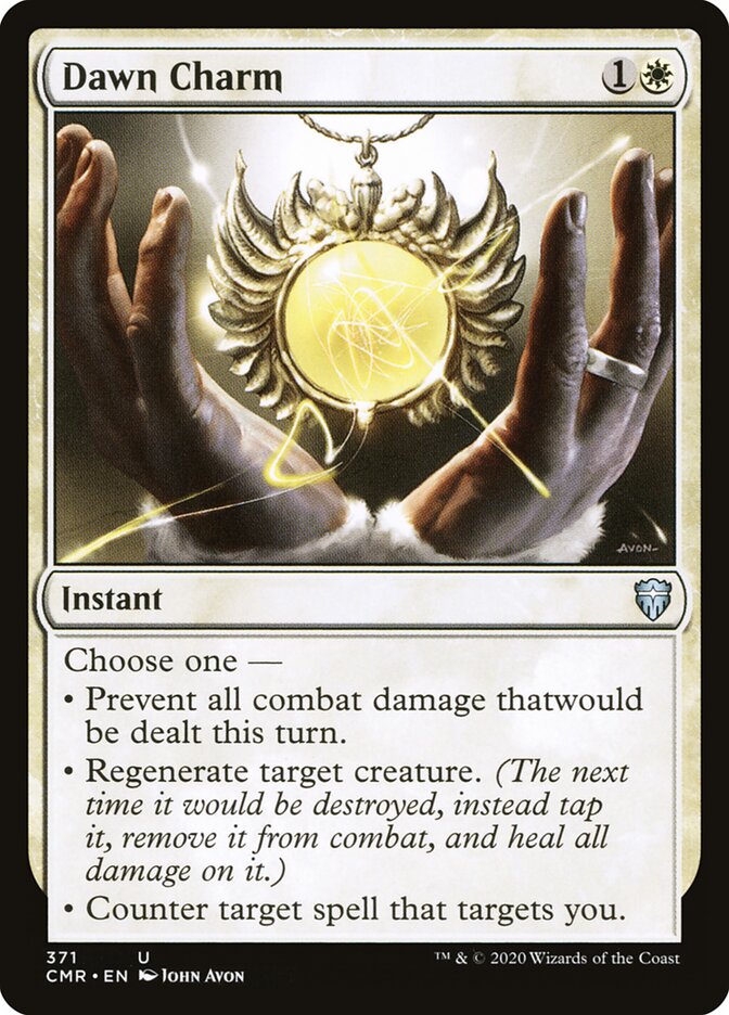 Dawn Charm card front