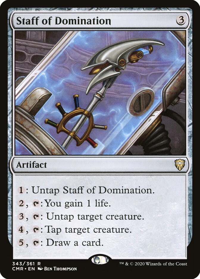 Staff of Domination card front