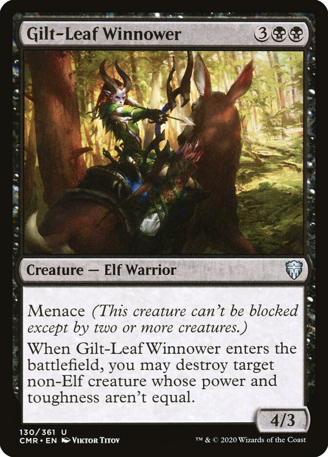 Gilt-Leaf Winnower card front