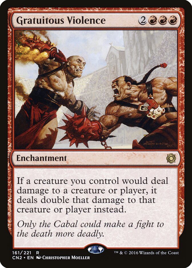 Gratuitous Violence card front