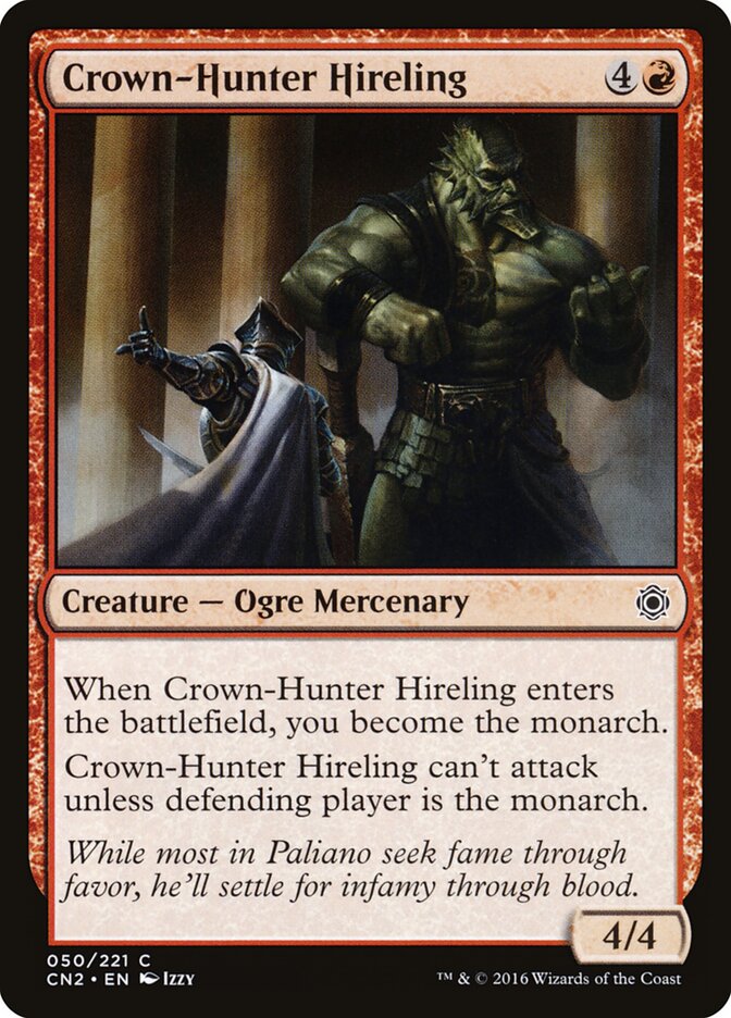 Crown-Hunter Hireling card front