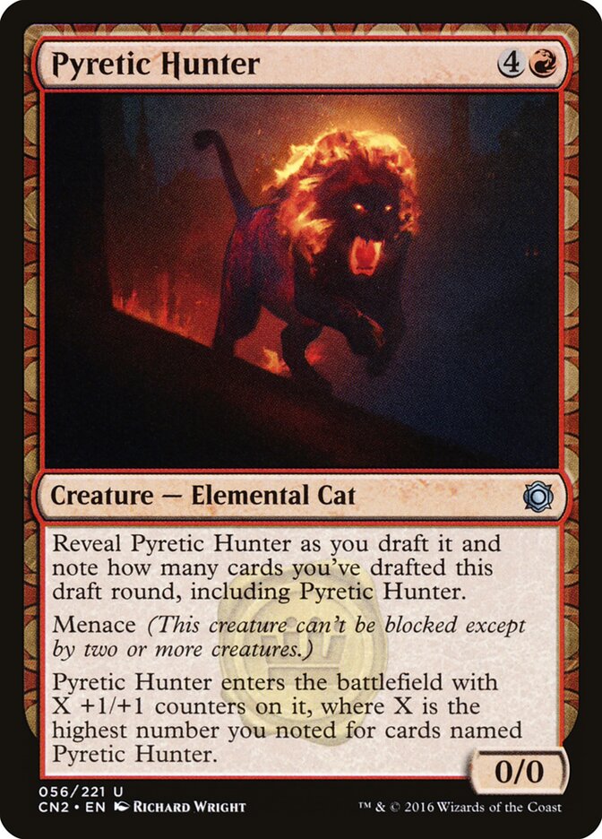 Pyretic Hunter card front