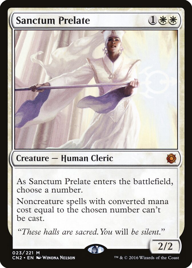 Sanctum Prelate card front
