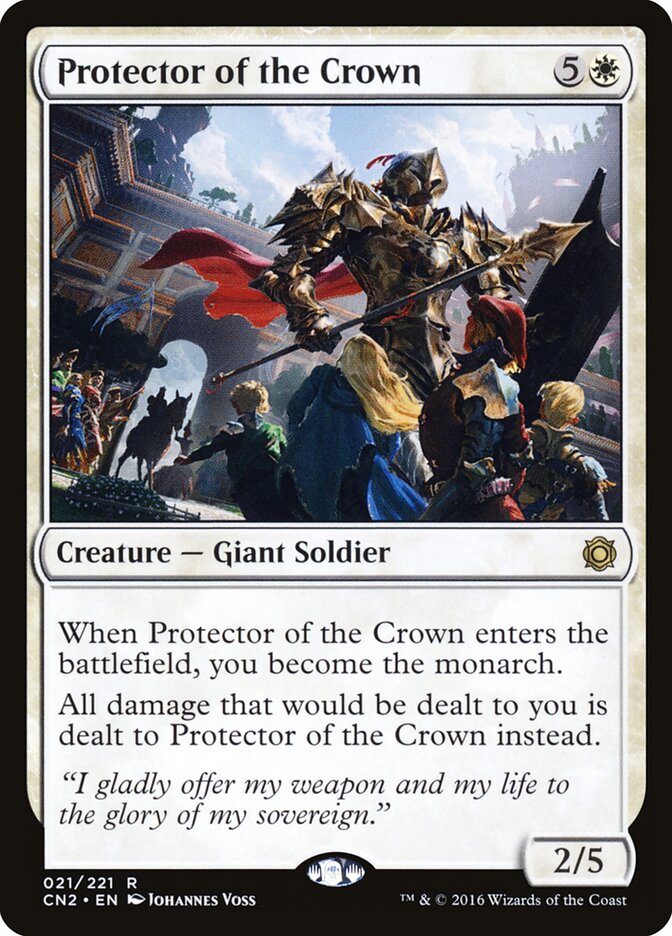Protector of the Crown card front