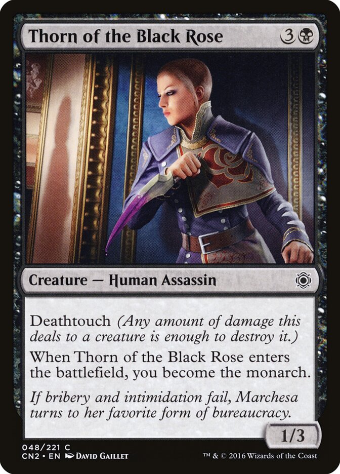 Thorn of the Black Rose card front