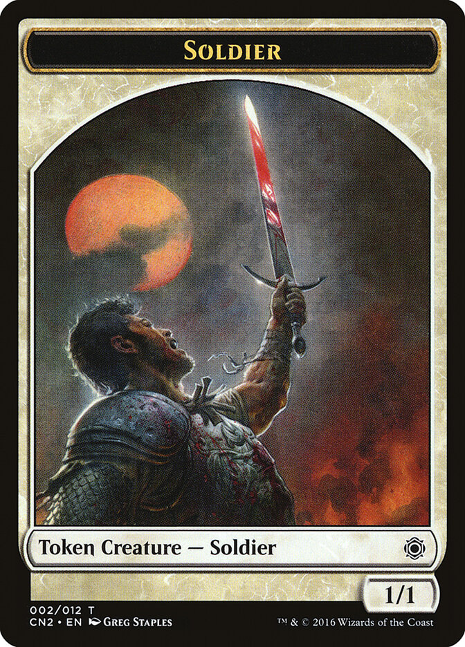 Soldier card front