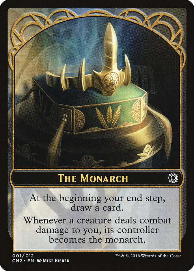 The Monarch card front