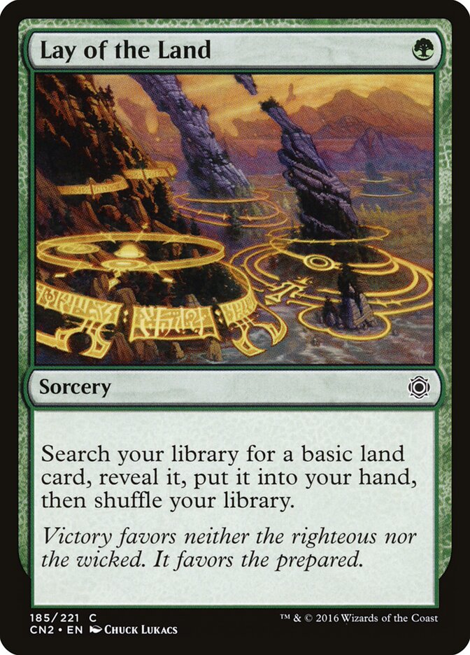 Lay of the Land card front