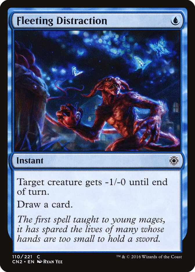 Fleeting Distraction card front