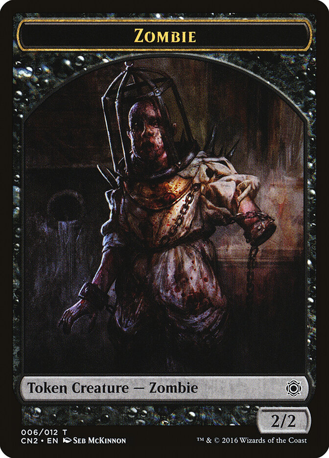 Zombie card front