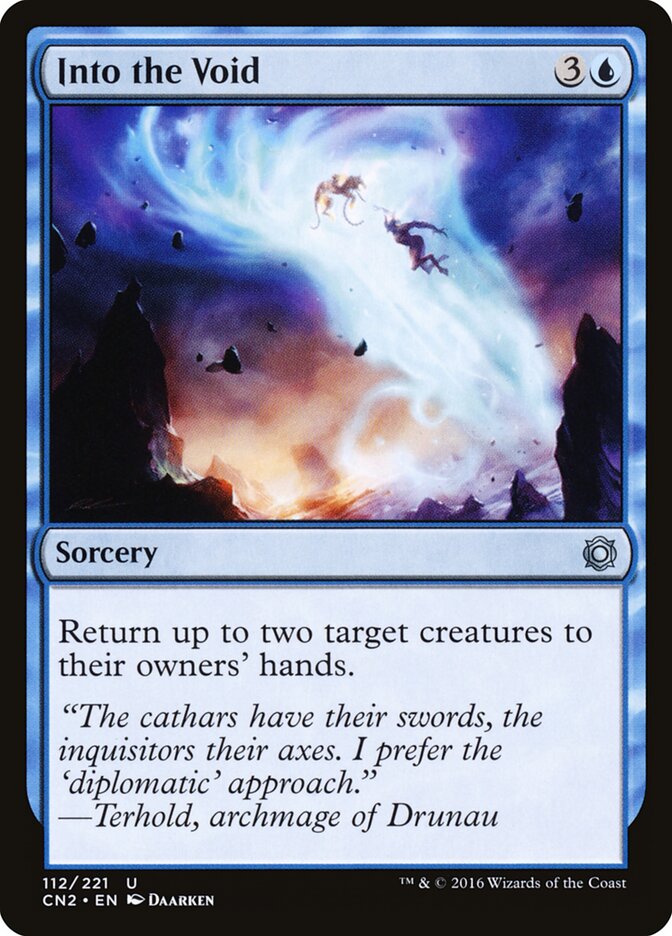 Into the Void card front