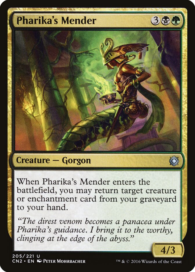 Pharika's Mender card front