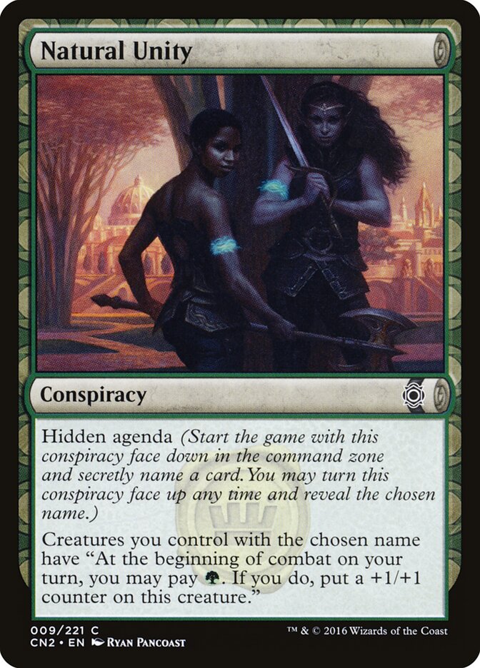 Natural Unity card front