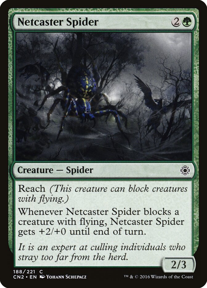 Netcaster Spider card front